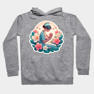 Nurturing Nurse: A Mother's Touch Hoodie